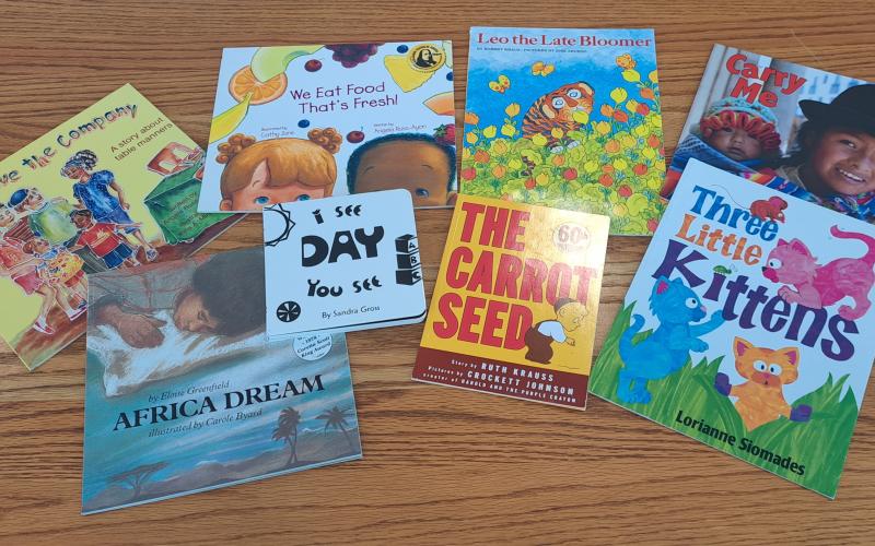 Megan Horn/The Clayton Tribune. Ferst Readers is a 501(c)(3) nonprofit available in Rabun County from birth to five-years-old. The program is free for participating families and mails age-appropriate books to each child once a month, a newsletter that features book guides and activity pages as well as more resources to help get the most out of reading together as a family. Each book, such as these pictured, is specifically chosen for each child’s stage of development.