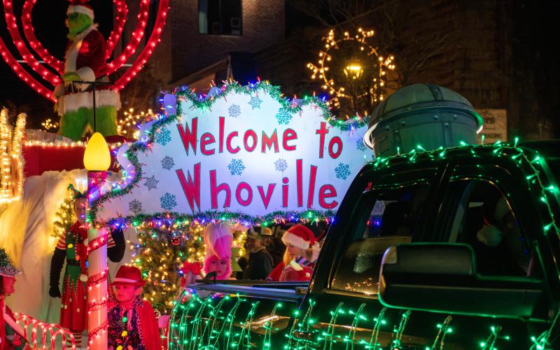 Wade Cheek/The Clayton Tribune. Rebel Racing and Kustom Paint won this year’s Christmas parade float competition for having the best all-around float. The judges gave out three awards with first, second and third place instead of having different categories like previous years.