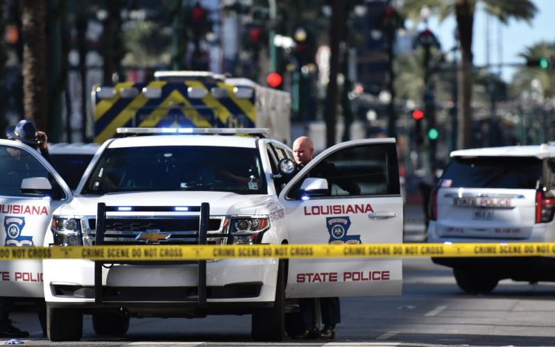 Wade Cheek/The Clayton Tribune. Four hundred officers have responded in relief to the recent terrorist attack on Bourbon Street in New Orleans that killed 14 people and injured dozens more on the morning of Wednesday, Jan. 1. 