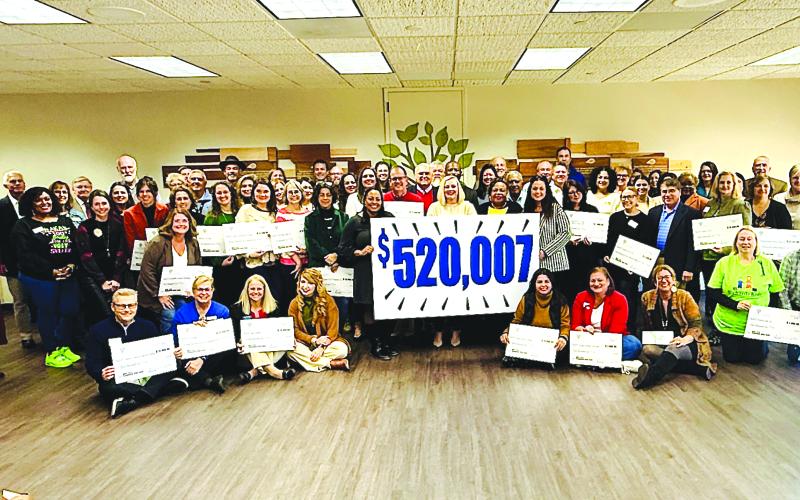 Submitted photo. All of the Community Grant recipients are all smiles. This year $520,007 was awarded which is the largest amount ever through this cycle.