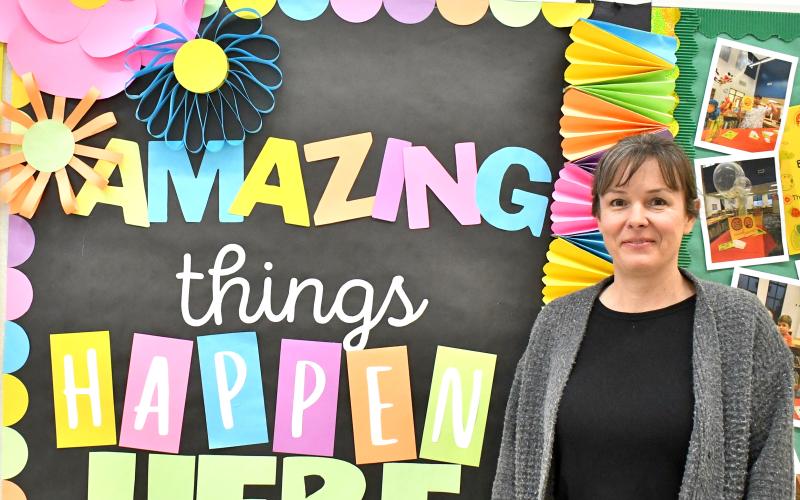 Megan Horn/The Clayton Tribune. Rabun County Primary School teacher Mandy Garcia is this year’s school system recipient of the Philip Wright Award for her commitment and advocacy for children with special needs. Garcia is a special education teacher in a self-contained resource classroom.