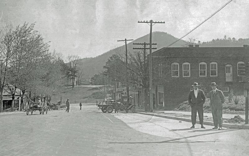 Photo courtesy of the Rabun County Historical Society. A photograph of what the 28 East Savannah Street building looked like in the mid-1920s.