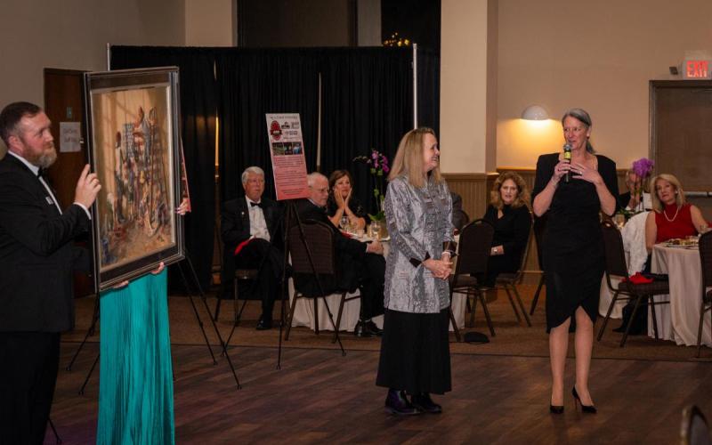 Carson Sprinkle/CLS Films/Submitted. There were many auction items at F.A.I.T.H.'s Sweetheart Ball Feb. 8.