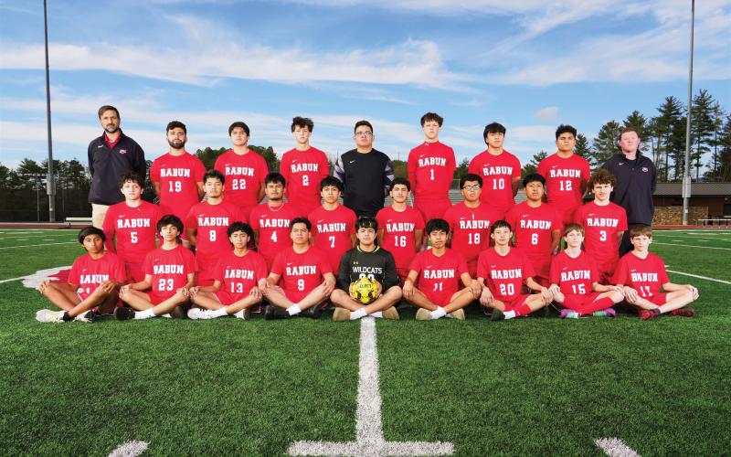 Photo courtesy of Rabun County High School. The 2025 RCHS varsity boys soccer team.