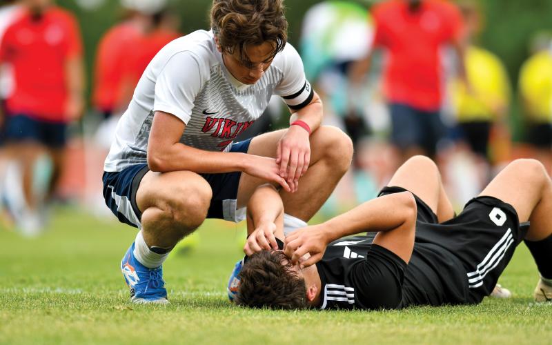 Wade Cheek/The Clayton Tribune. The Tallulah Falls School boys soccer team fell short of the GIAA AAAA state title match, after falling 3-1 to St. Anne-Pacelli on Saturday, May 24.