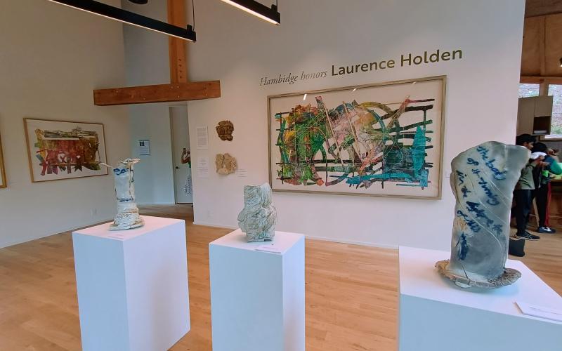Megan Horn/The Clayton Tribune.  The Hambidge Center held an Open House on Saturday, April 26. The event also honored acclaimed artist and poet Laurence Holden, a longtime friend of Hambidge for his dedicated service of over 40 years.