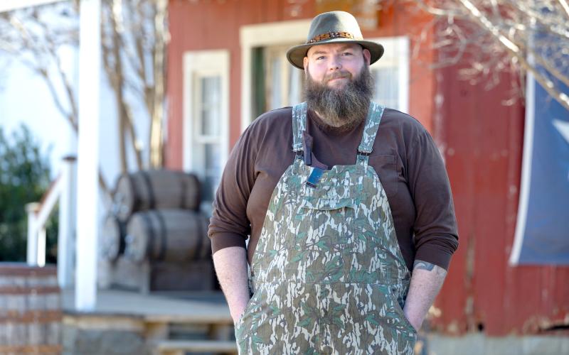Photo courtesy the Food Network. Kyle Bryner, owner of Blue Hound Barbecue &amp; Grill in Dillard, will be one of the contestants on the Food Network’s “BBQ Brawl” contest.
