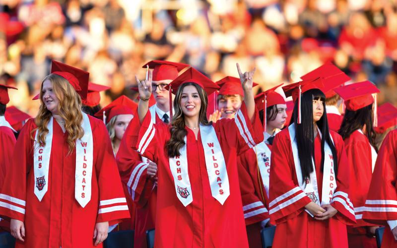 Wade Cheek/The Clayton Tribune. RCHS senior LE Martin smiles in anticipation of graduating from high school.