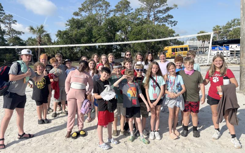 Submitted. Rabun County 4-H fifth and sixth grade students attend Cloverleaf Summer Camp at Camp Burton at Tybee Island, Ga. June 2-6.