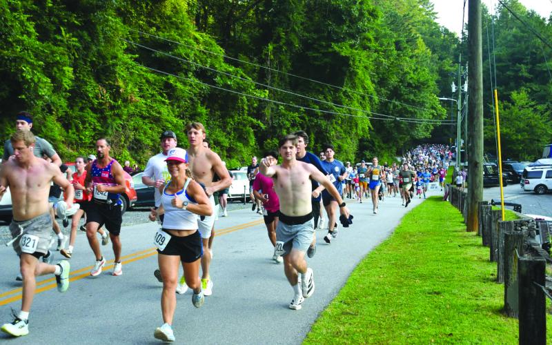 Enoch Autry/The Clayton Tribune. The 19th annual Rabun Ramble drew 884 entrants for its 5K and 10 K on July 5 in Lakemont as the races began and ended at the Lake Rabun Pavilon.