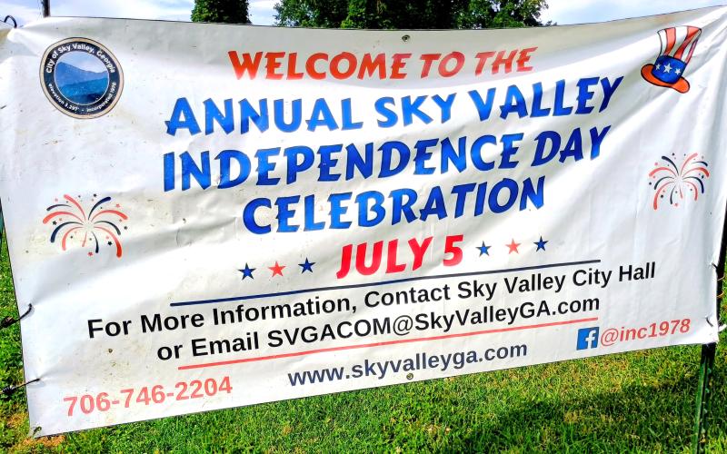 Megan Horn/The Clayton Tribune. The City of Sky Valley will be offering many fun activities on Saturday, July 5, for its annual Independence Day celebration. The community is invited to attend the free events and view fireworks at dark.
