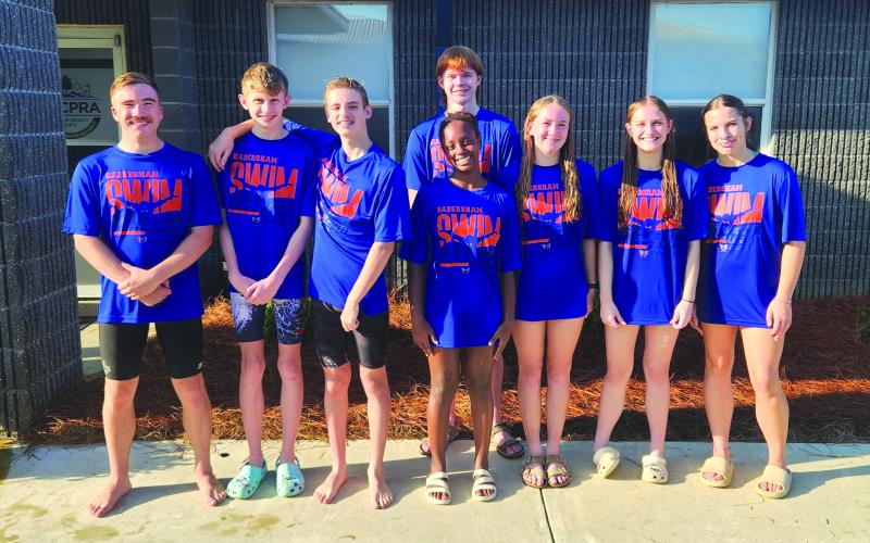 TFS Aquatics. Lincoln Penland, Logan Thompson, Charlie Harris, Veronica VerBerkmoes, Catherine Harris, Julianna Nails and Derartua Kohler all placed for Tallulah Falls Aquatics in the July 11-12 GRPA Class B State Swim Championships in Moultrie, Ga., in Colquitt County.