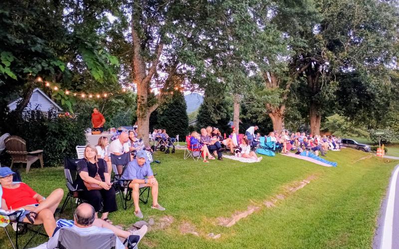 Photo courtesy of Conner Horn. The Dillard House hotel guests got the VIP treatment on Friday, July 4, as they got to view Independence Day fireworks and special desserts from the VIP area. The fireworks began at dark.