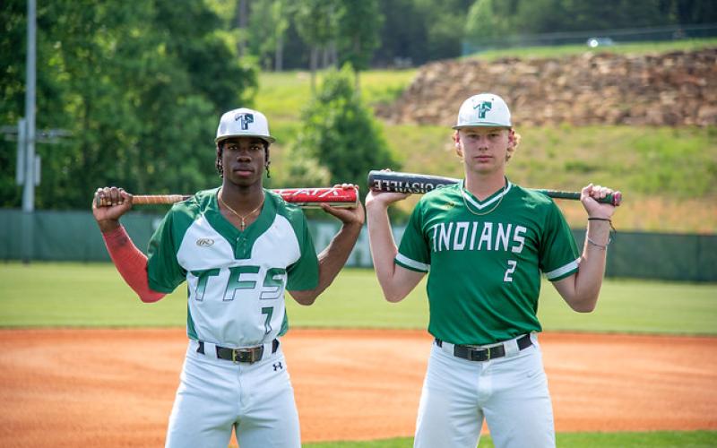 Photo courtesy of Ashton Bass. Tallulah Falls’ Ashton Roache hails from Nassau, Bahamas, while Chase Pollock is from Toccoa, Ga.