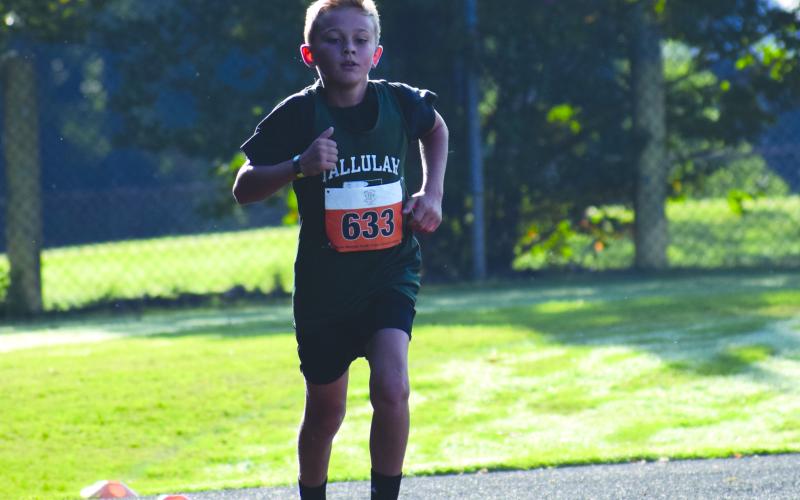 Submitted Photo. allulah Falls Middle School star, Kai Hanifan-Wagner, in first place.