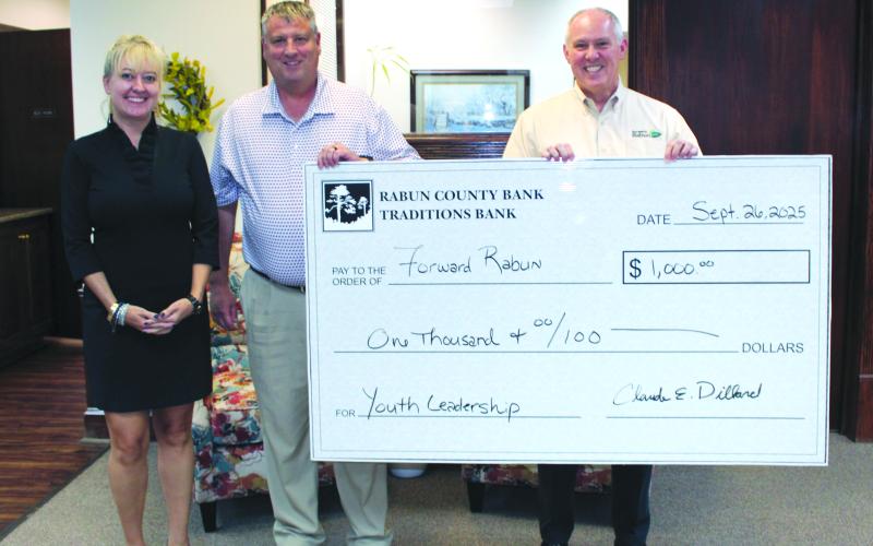Submitted Photo. Rabun County Bank has partnered with Forward Rabun for the Youth Leadership Program. This partnership will allow for expansion.