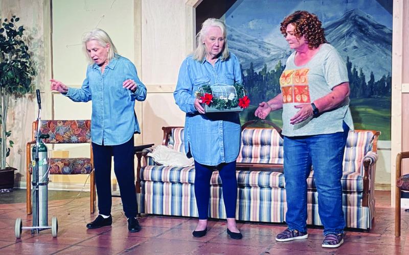 Submitted Photo. Four Old Broads runs Oct. 10-12 and 17-19; Friday and Saturday shows are at 7 p.m., and the Sundays are 3 p.m. matinees. Tickets are available on line at: https://www.tickettailor.com/events/northgeorgiacommunityplayers/1496312 or by phone at (706) 212-2500.