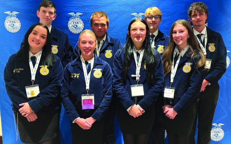 Submitted Photo. The Rabun County FFA Chapter earned a three-star ranking to put the chapter among the nation’s best.