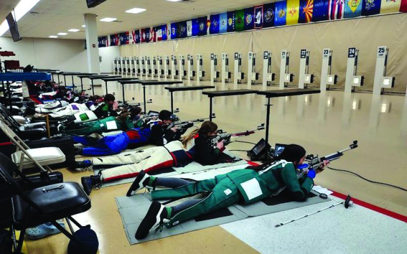 Submitted Photo. Senior Mitchell McGahee leads the Tallulah Falls School rifle team into its new season.