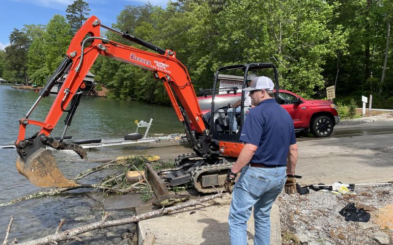 Submitted photo. The LBCA holds an annual Cleanup Day every year in May. The organization works with Georgia Power Company and citizen volunteers for a lake-wide cleanup to help remove debris from Lake Burton.