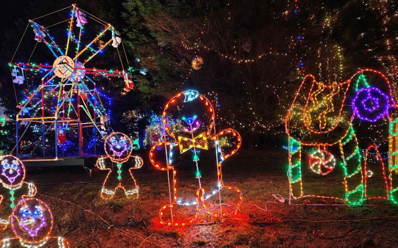 Megan Horn/The Clayton Tribune. The annual Village of Lights is coming to 90 Tiger Connector, Tiger, on Friday, Dec. 12 through Saturday, Dec. 13, and Friday, Dec. 19, through Saturday, Dec. 20, from 5:30 p.m. to 8:30 p.m. It provides two family-friendly weekends of fun.