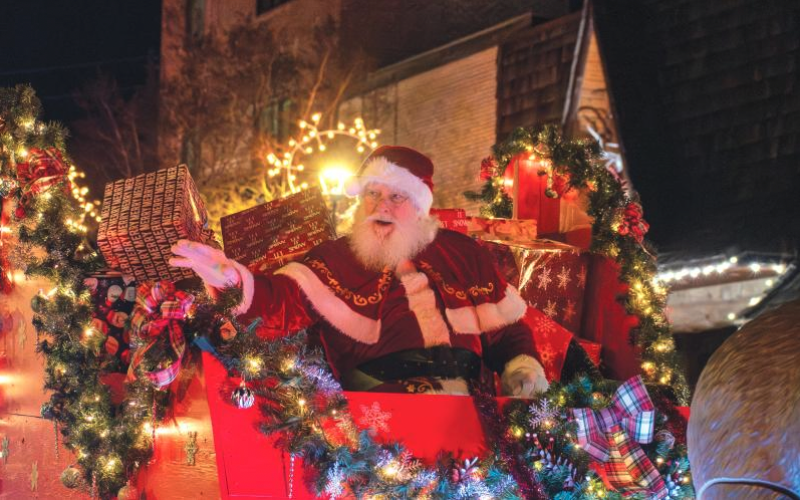 File/The Clayton Tribune. Santa Claus is expected in this year's Christmas Parade in Clayton. This year's theme is "Christmas Movies."