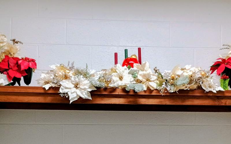 Megan Horn/The Clayton Tribune. Tallulah Falls Town Hall was elegantly decorated for the town’s annual Christmas Party on Dec. 5.