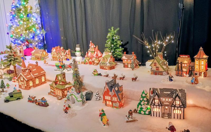 Megan Horn/The Clayton Tribune. Community members can enjoy an elaborate winter village and much more at the Christmas Village of Lights event this weekend, on Friday, Dec. 19, and Saturday, Dec. 20, from 5:30 p.m. to 8:30 p.m. at 90 Tiger Connector, Tiger. Participation and donations support F.A.I.T.H.