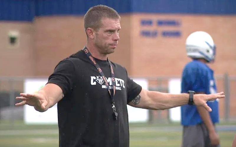 Submitted. Luke Coleman, pictured here, has been hired as Rabun County’s new defensive coordinator after Bill Stewart accepted the head coaching job at Rome High School in January.