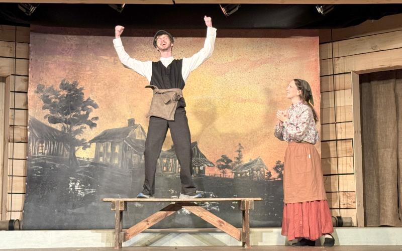 Submitted photo. “The Fiddler on the Roof” is a performance with a lot of energy.