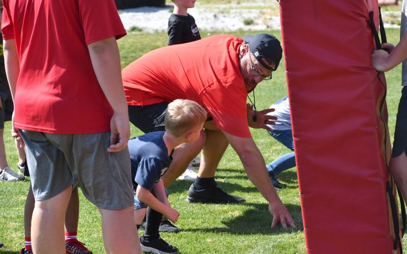 Wesley Branch/The Clayton Tribune. Scenes from the Future Wildcat Kids Camp at Rabun County high school on May 19.