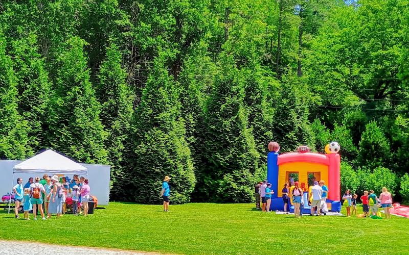 Megan Horn/The Clayton Tribune. Activities for kids were part of the June 13 Community Celebration.