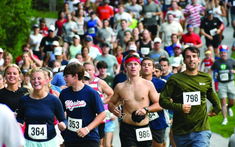 Enoch Autry/The Clayton Tribune. A total of 967 registered for this year’s Rabun Ramble in Lakemont. This is the 20th year of the event.