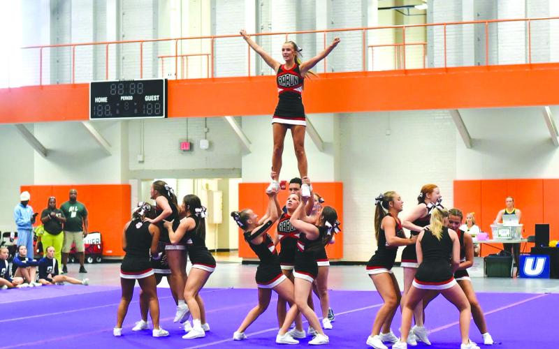 Submitted. he Lady Cats earned first place in cheer, second in sideline, fourth place in camp routine and were named overall game-day champions.