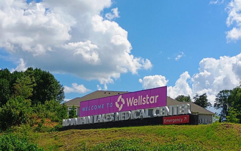 Megan Horn/The Clayton Tribune. Motorists will notice new signage saying “Welcome to Wellstar Mountain Lakes Medical Center” as the local hospital was officially acquired by Wellstar Health System. Wellstar Health System and Mountain Lakes Medical Center announced on Monday, Aug. 10, Wellstar has completed its acquisition of the hospital.