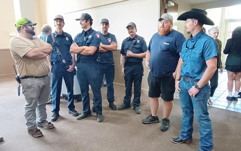 Megan Horn/The Clayton Tribune. Rabun County’s first responders were honored last week at the fourth annual First Responders’ Appreciation Dinner. Many community members thanked them for their service at the Rabun County Civic Center in downtown Clayton.