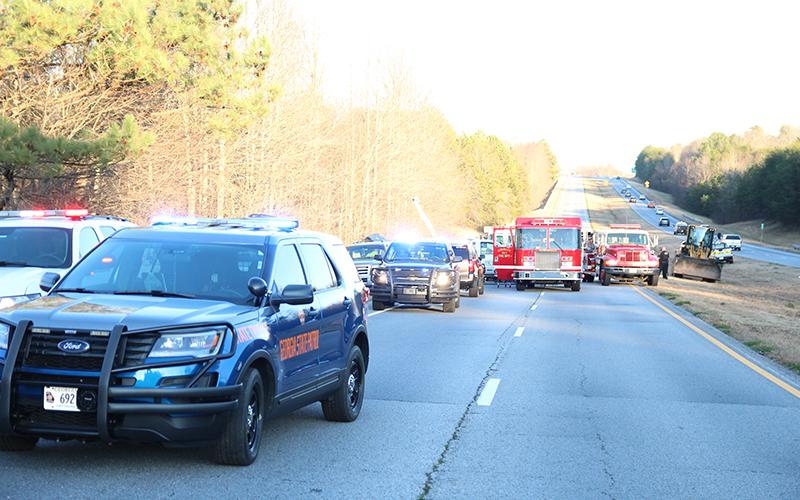 Another wreck on Highway 365 shut down the southbound portion of the road.