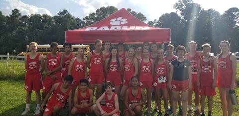 The Rabun County cross country team. (Submitted Photo)
