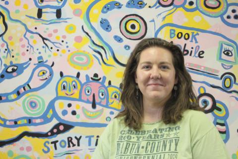 Megan Broome/The Clayton Tribune. Stephanie Howard, Rabun County library manager, will have her last day on Wednesday, August 7 after almost eight years of service.