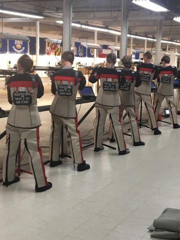 Photo courtesy of Tallulah Falls School. Tallulah Falls rifle team competes in Old Mill Invitational. 
