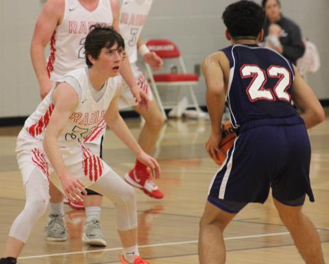 (Andy Diffenderfer/The Clayton Tribune) Grayson Carver contributed nine points to Rabun County's win over Banks County.