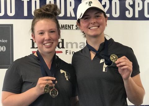 Wendy Jackson/Tallulah Falls School Brinson Hall and Maggie Jackson both posted 82s at the West Hall Invitational last Saturday.