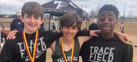  Submitted photo From left, are Austin Ball, Clay Kafsky and Tyler Brown. 