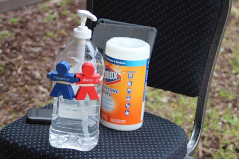 Sanitizing supplies
