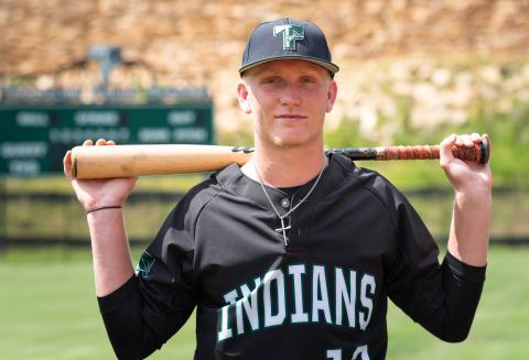 Photo submitted by Tallulah Falls School. A preseason all-state catcher, Tallulah Falls School's Chathan Clouatre was betting .286 when last season was cut short. 