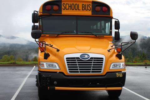 Megan Broome/The Clayton Tribune. Drivers should be aware of school buses on the roadway and drivers should use caution when traveling. Violators of Georgia code 40-6-163 Unlawful passing of school bus are issued a fine between $250-$500 and have six points added to their license. 