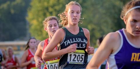 Submitted photo by Tallulah Falls School. Lucy Alexander finished 13th at area and 36th at the state meet for Tallulah Falls. 