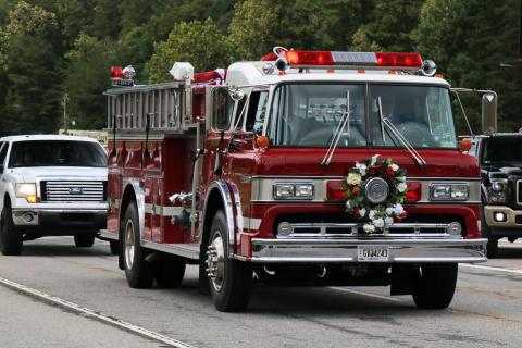 Photo courtesy Lisa Hopper. Funeral services were held Sunday for Rabun County volunteer David Ramey.