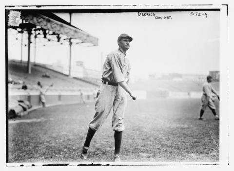 Submitted photo Claud Derrick played for four different teams in five seasons as a major leaguer: Philadelphia Athletics, New York Highlanders (later known as the Yankees), Cincinnati Reds and the Chicago Cubs.