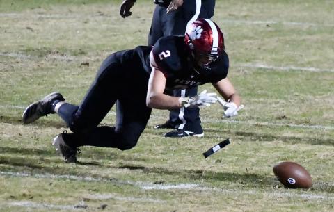 Photo courtesy of Scott Poss Turner Grimmett made 12 tackles and recovered a fumble against Bleckley County. 